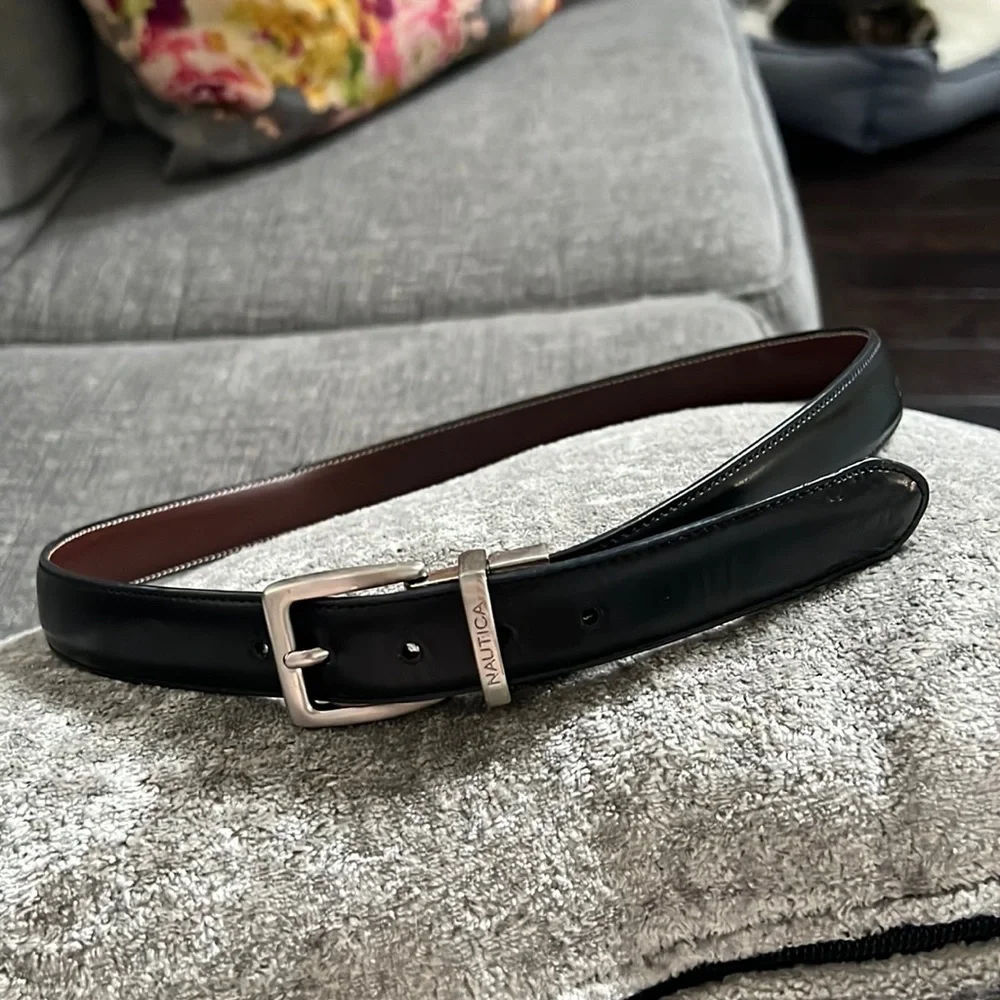 Boys Nautica reversible belt
